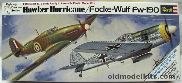 Revell 1/72 Fighting Deuces Series Hawker Hurricane and Fw-190, H226-130 plastic model kit